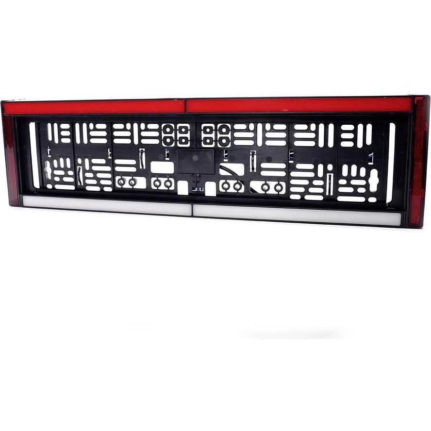 WAS, Kennzeichenhalter, W253 2102 Kennzeichenhalter, Reflektor, Bremslicht, Rückfahrscheinwerfer, Kennzeichenleuchte (B ...
