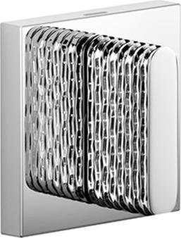 Actual product image Dornbracht concealed valve, left-closing, warm 1/2/, with CASCADE structure, final assembly kit, 36"