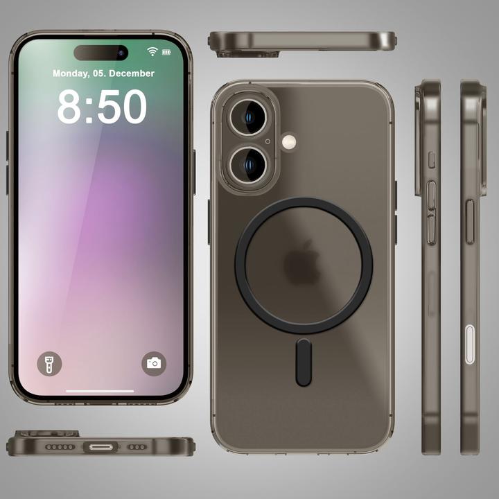 Immagine prodotto Nalia Custodia rigida estremamente sottile da 0,3 mm con MagSafe, copertura opaca (Apple iPhone 16 Plus)