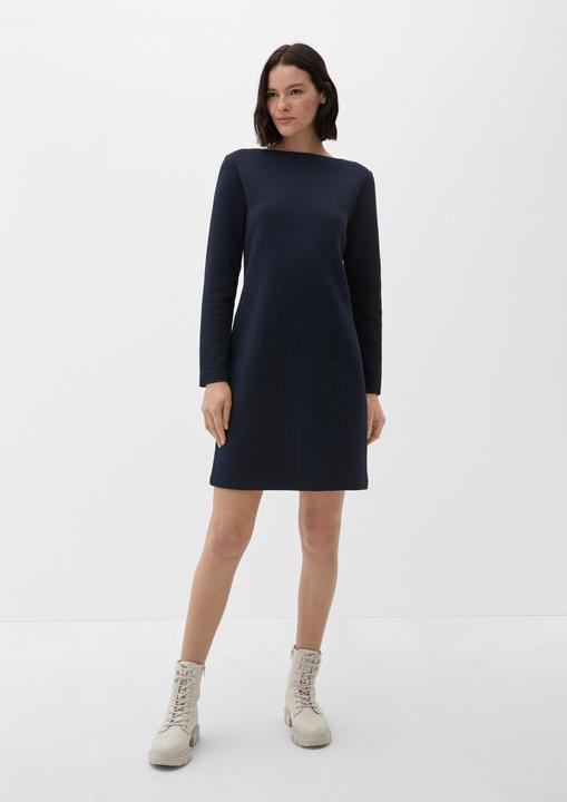Produktbild s.Oliver Kleid Midi-Kleid mit Strukturmuster (46)