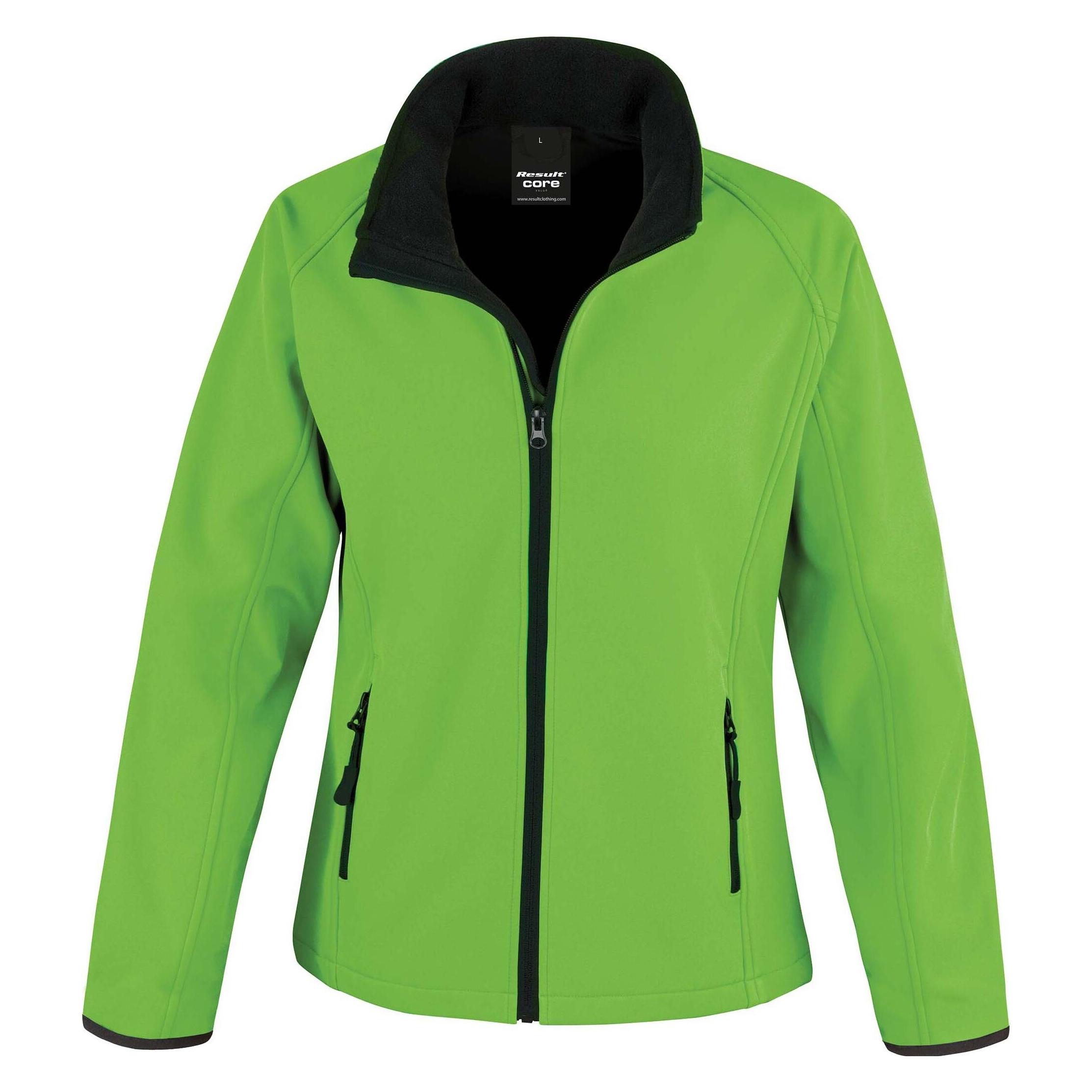 Regatta, Damen, Outdoorjacken, Softshell Femme Printable (S), Grün, Mehrfarbig, S