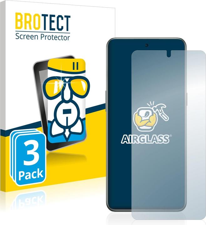 Actual product image BROTECT AirGlass Glass (3 pcs., Xiaomi Mi 10T 5G)