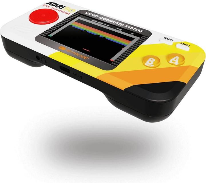 Actual product image Sombo My Arcade DGUNL-7015 Atari Pocket Player Pro Handheld Portable Gaming System 100 Games