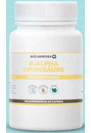 Produktbild Biocannovea R-Alpha Liponsäure (60 Stück, Kapseln, 56 g)