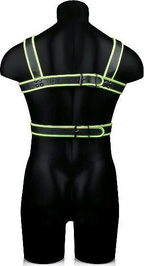 Produktbild Ouch! Body Harness - Glow in the Dark (S, M)