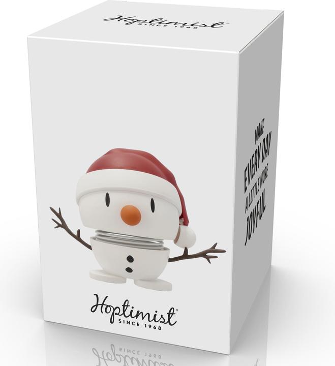 Produktbild Hoptimist Aufsteller Bumble Soft Snowman S 6.2 cm x 6.9 cm, Weiss