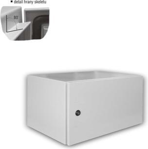 Datacom 19"venkovnÃ­ rozvadÄ›Ä 4U/600x400 IP65 Å¡edÃ½ (4 HE, 19 Zoll Rack)