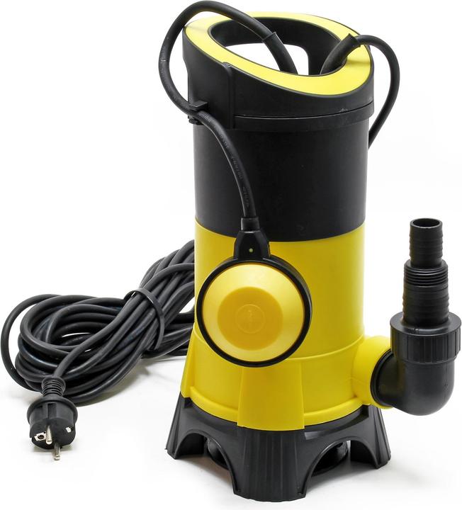Produktbild Wiltec Schmutzwasserpumpe 7500l/h 400W Abwasserpumpe Tauchpumpe Fäkalienpumpe Baupumpe (Schmutzwasserpumpe)