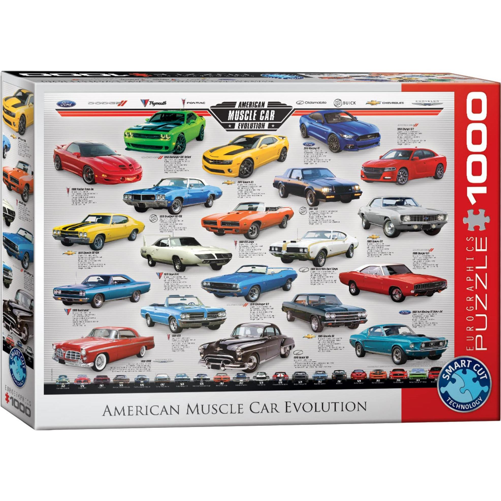 Eurographics American Muscle Car Evolution (1000 Teile)