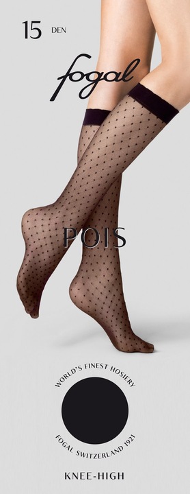 Immagine prodotto Fogal Kniestrümpfe "Pois" (15 DEN, Taglia unica)
