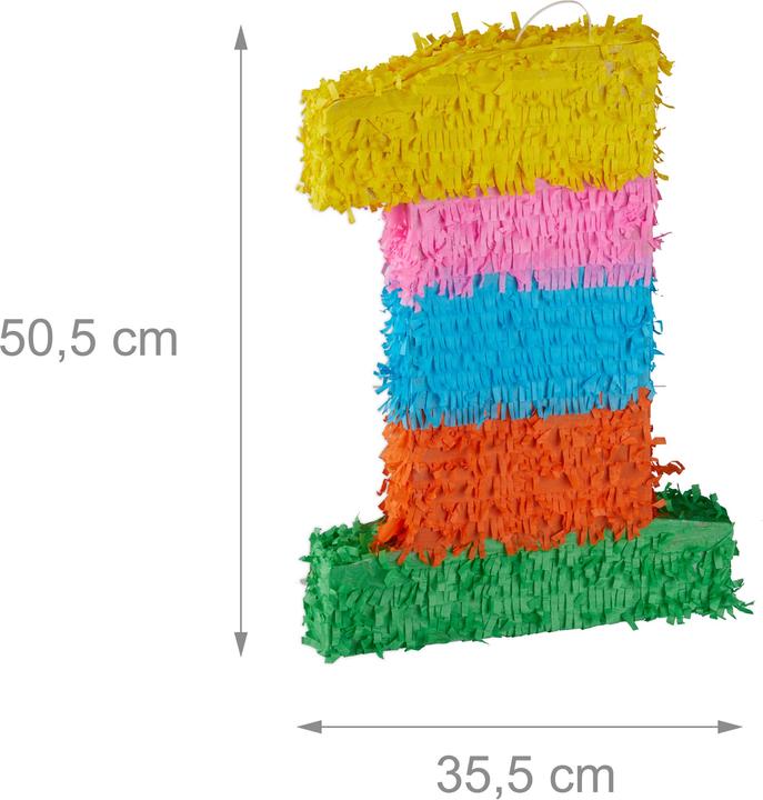 Immagine prodotto Relaxdays Pignatta numero per feste di compleanno (1 pz.)