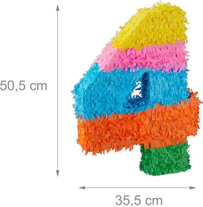 Immagine prodotto Relaxdays Pignatta numero per feste di compleanno (1 pz.)