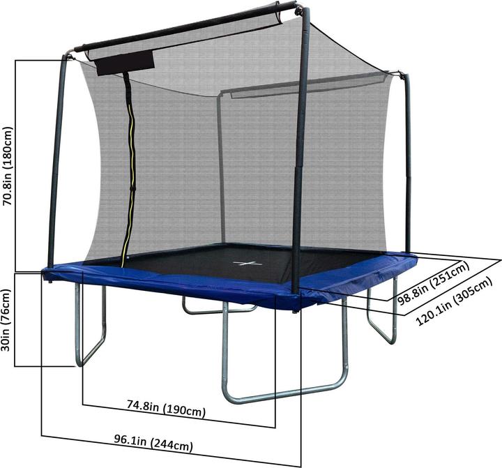 Produktbild Koor Trampolin mit Leiter KUULMA, 244 cm (244 cm)