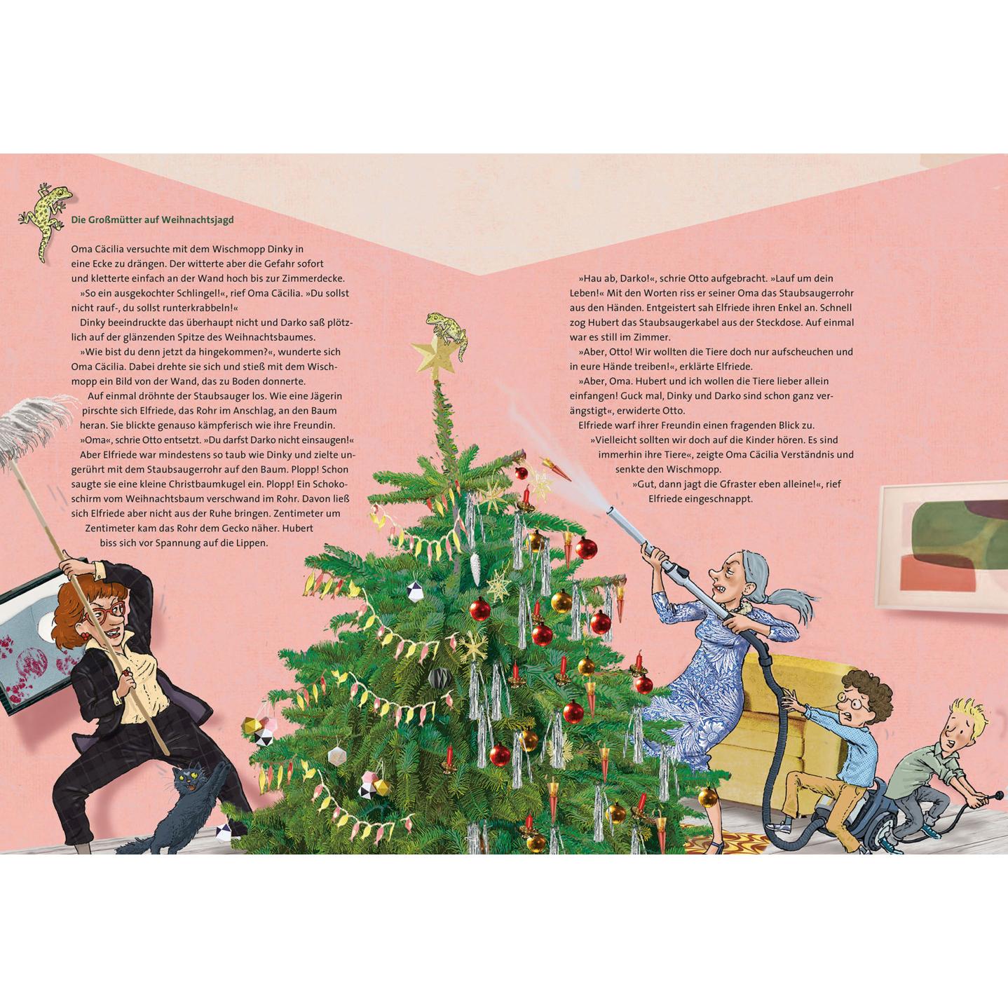 Thumbnail - Das Weihnachtsduell der Grossmütter, Kinderbücher von Hannes Wirlinger