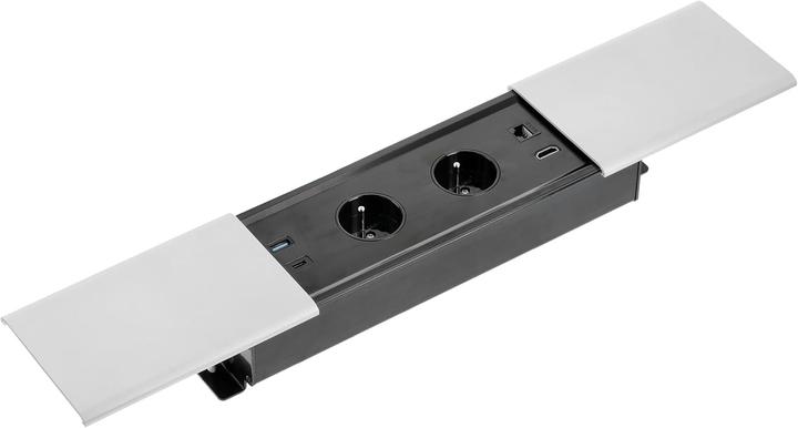 Image du produit GTV Prise multiple avec ports USB, HDMI et RJ45 pour bureau et table