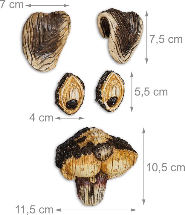 Produktbild Relaxdays Baumgesicht