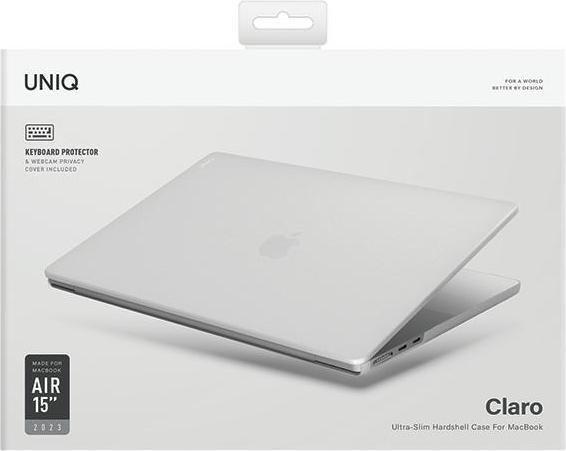 Produktbild Uniq etui Claro MacBook Air 15" (2023) przezroczysty/dove matte clear (Apple)