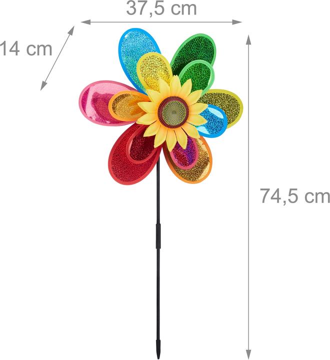 Produktbild Relaxdays Windrad