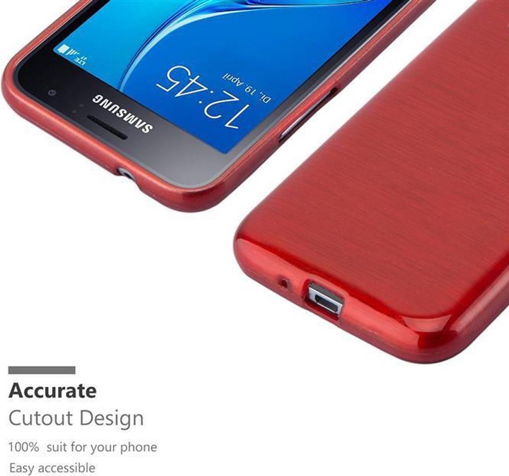 Image du produit Cadorabo Couverture TPU brossé (Samsung Galaxy J1 (2016))