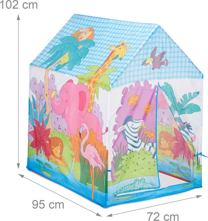 Actual product image Relaxdays Jungle Play Tent
