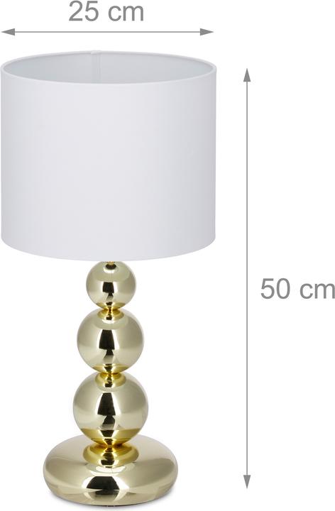 Image du produit Relaxdays Lampe de table socle (E27)