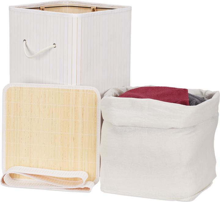 Actual product image Relaxdays Foldable Laundry Basket (70 l)