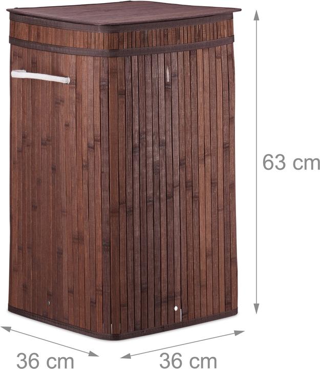 Actual product image Relaxdays Foldable Laundry Basket (70 l)