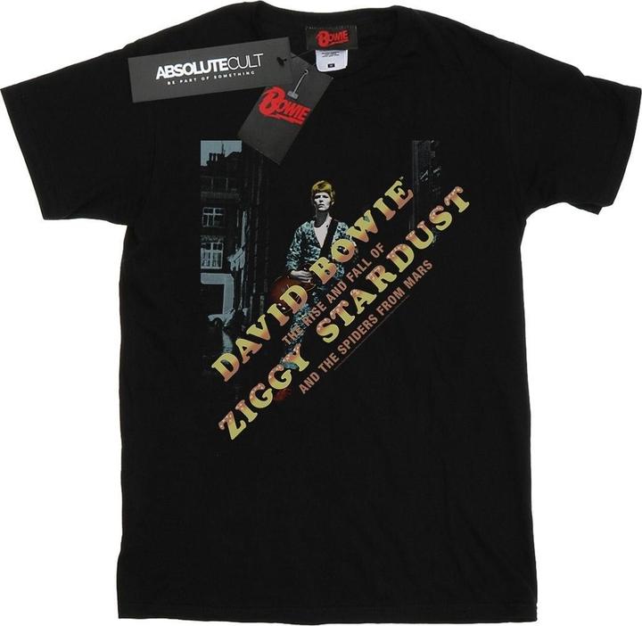 Immagine prodotto David Bowie Ziggy Diagonal Maglietta Ampia Donna (L)