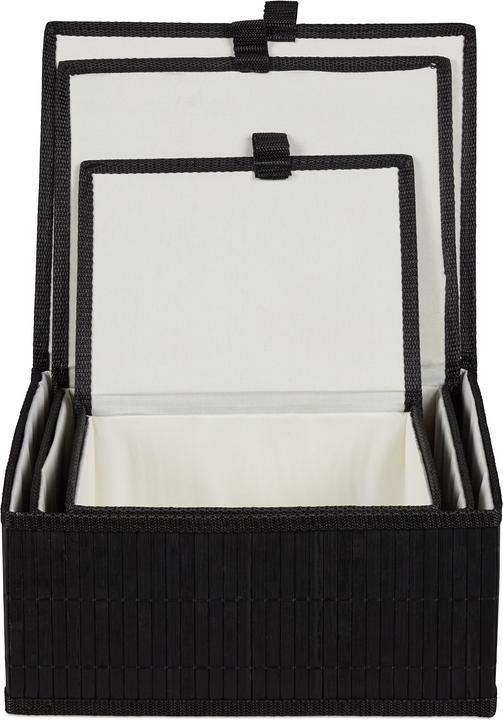 Actual product image Relaxdays Set of 3 Storage Baskets (3 x, 33 x 25.5 x 15 cm)