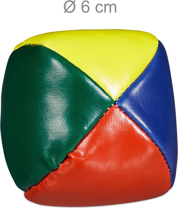 Actual product image Relaxdays Juggling Balls Set Of 3