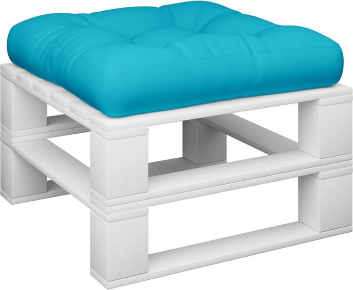 Image du produit Diverse Hardware Coussin pour palette Turquoise 60x61,5x10 cm Tissu Oxford (60 x 10 x 61.5 cm)