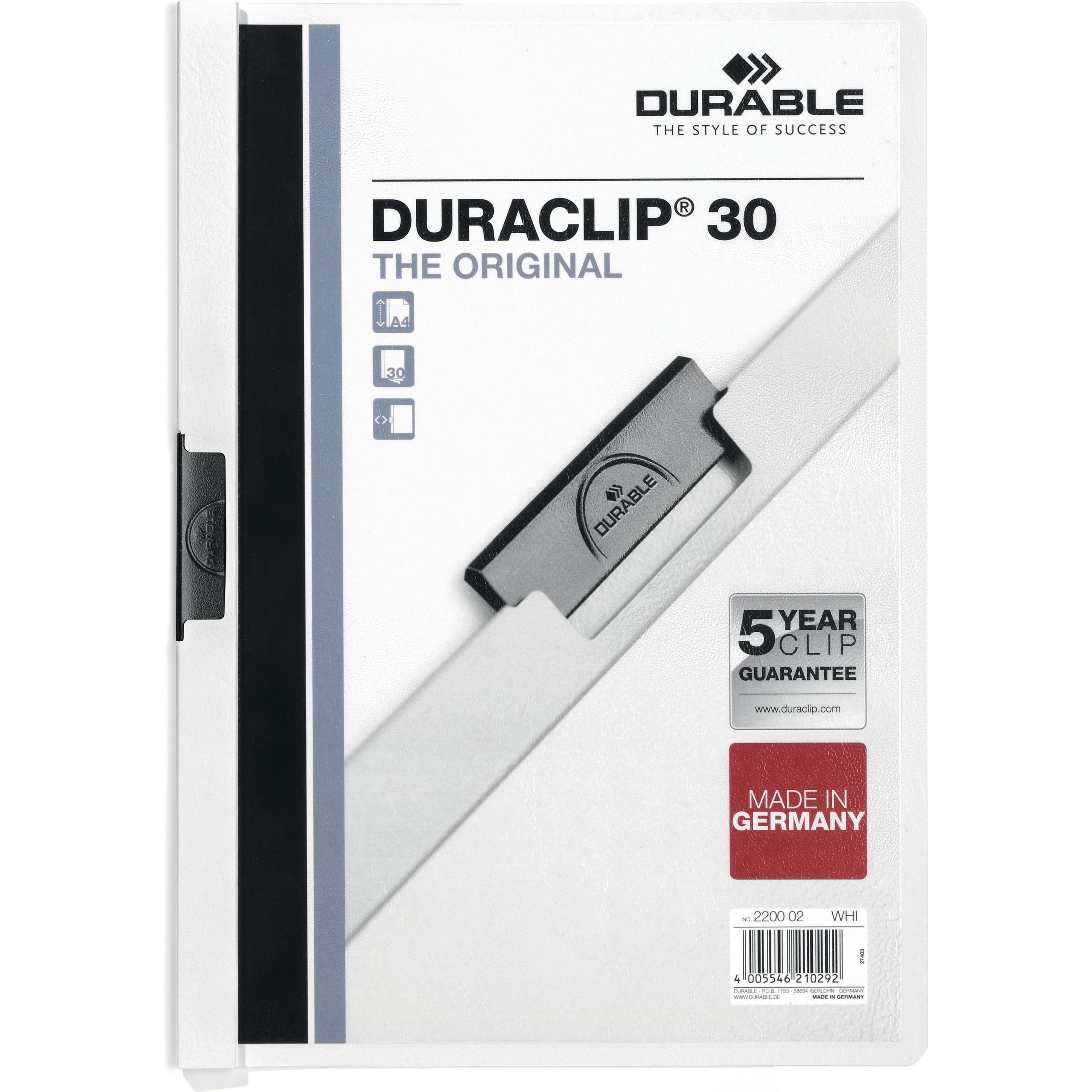 Thumbnail - Durable, Mappe, Klemmhefter DURACLIP 30 (A4, 1 x)