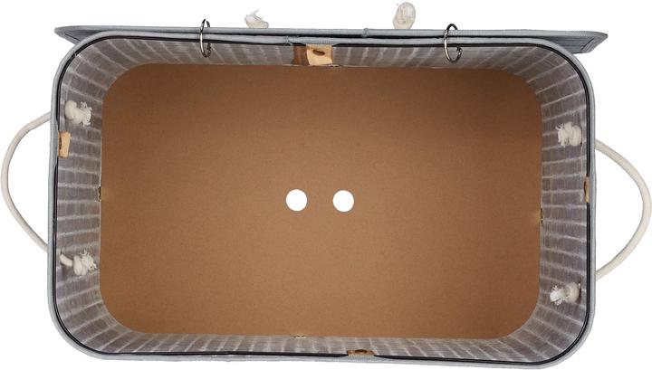 Actual product image Relaxdays Laundry Hamper, 2 Compartments (95 l)