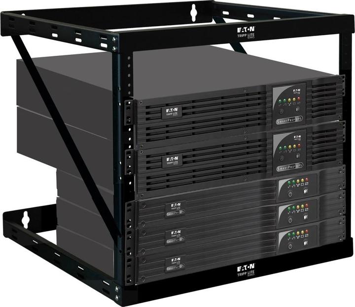 Produktbild Eaton SmartRack 12U Heavy-Duty Flat-Pack Low-Profile Switch-Depth Wall-Mount 2-Post Open F (12 HE, 19 Zoll Rack)