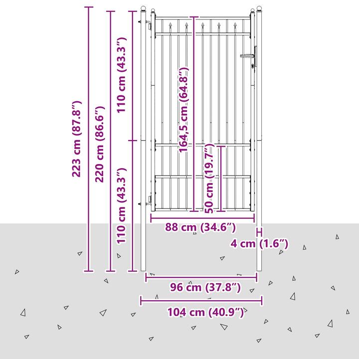 Image du produit vidaXL Modernes Tor