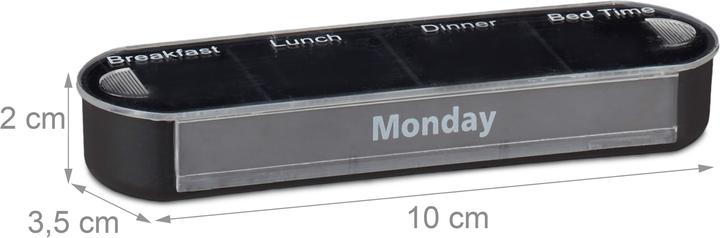 Actual product image Relaxdays Pill Box