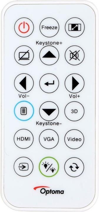 Produktbild Optoma W371 data projector Desktop 3800 ANSI lumens DLP WXGA 1280x800 3D - Digital-Proj (WXGA, 3800 lm, 1.55 - 1.73:1)