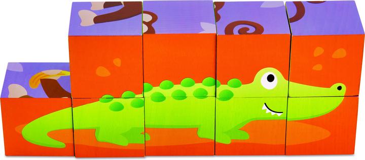 Produktbild Hape Blockpuzzle Dschungel (9 Teile)