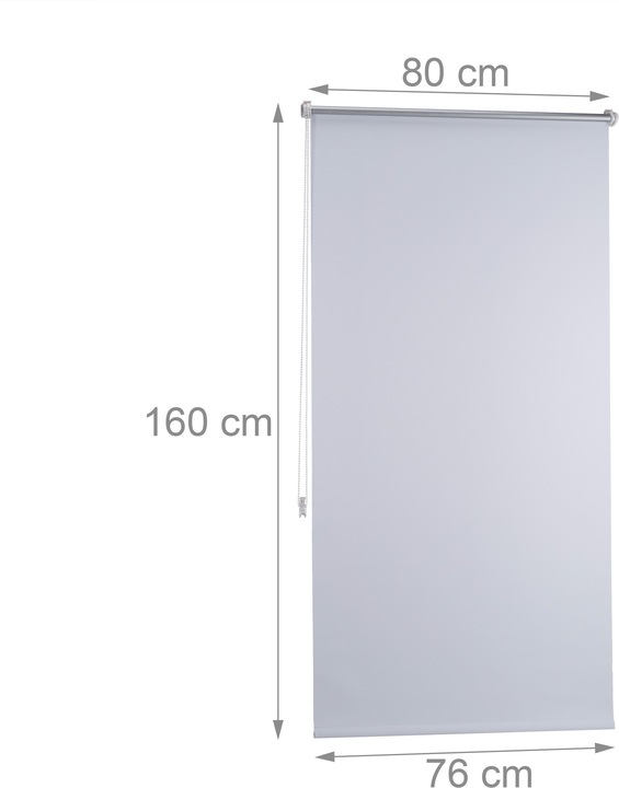 Produktbild Relaxdays Verdunklungsrollo (80 x 3.5 x 160 cm)