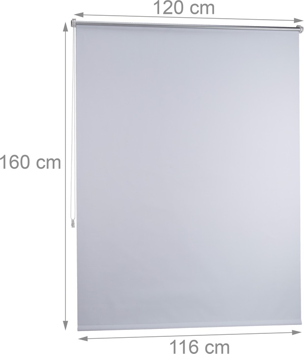 Produktbild Relaxdays Verdunklungsrollo (120 x 3.5 x 160 cm)