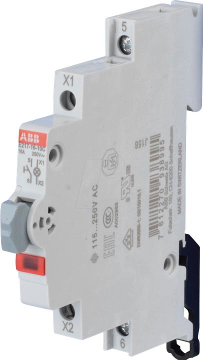 Produktbild ABB Taster rot 16A 1Schließer