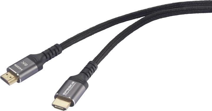 SpeaKa Professional HDMI Anschlusskabel HDMI-A Stecker, HDMI-A Stecker 5.00 m Sc (5 m)
