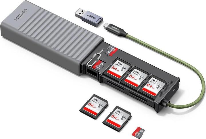 Productafbeelding Ugreen Adapter / Czytnik kart pamięci CM856 USB / USB-C do kart SD i microSD (USB-C)