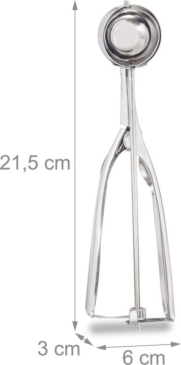 Image du produit Relaxdays Cuillère pour glace et fruits, inox (Boules de glace)