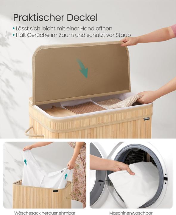 Image du produit Songmics Panier à linge (150 l)