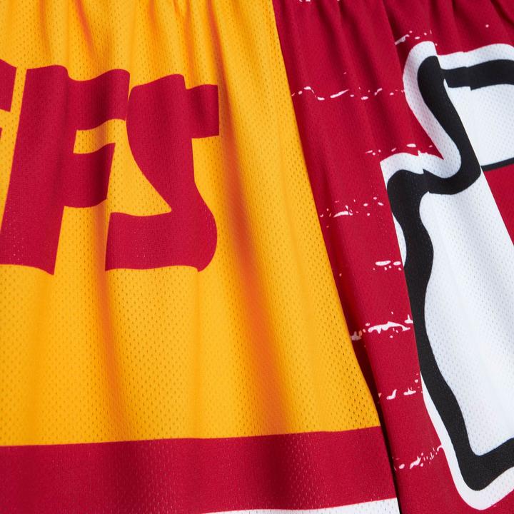 Actual product image Mitchell & Ness M&N Kansas City Chiefs JUMBOTRON 3.0 Basketball Shorts (S)