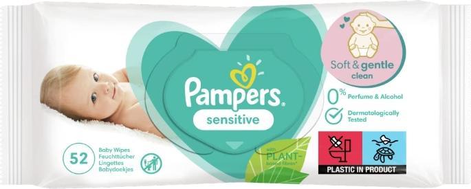Actual product image Pampers Sensitive (1 x 52 pcs.)
