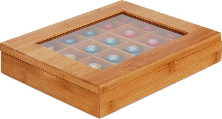 Image du produit Relaxdays Boîte à thé, 24 compartiments