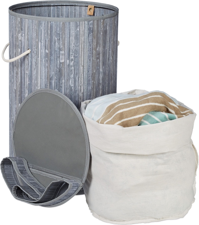 Immagine prodotto Relaxdays Cesto portabiancheria (65 l)