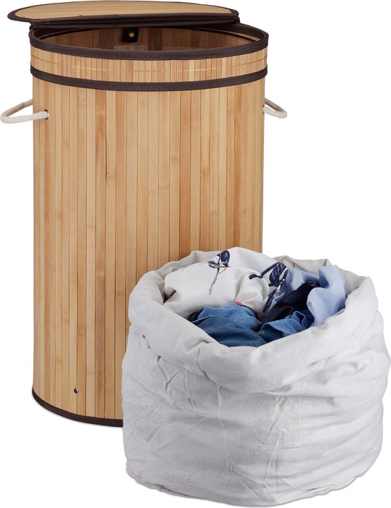 Immagine prodotto Relaxdays Cesto portabiancheria (65 l)